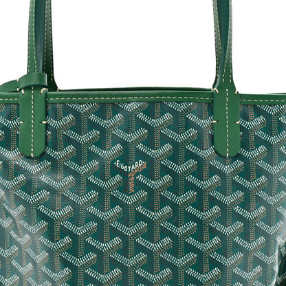Goyardine Reversible Mini Anjou Green