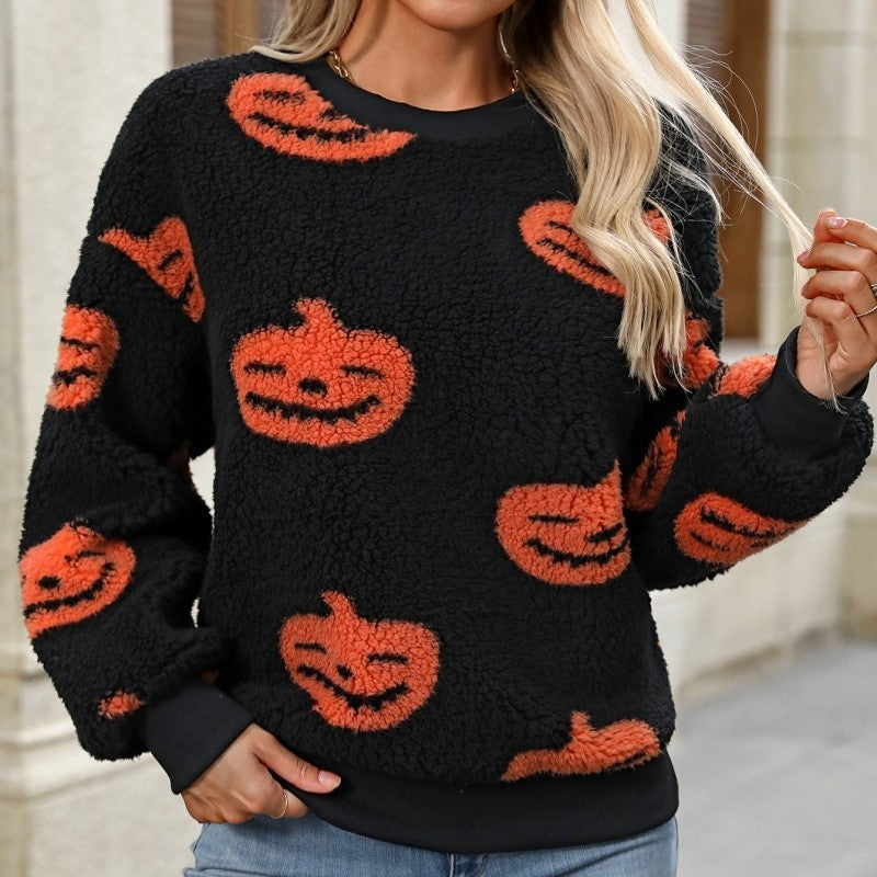Halloween Print Hoodie