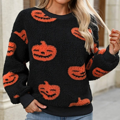 Halloween Print Hoodie
