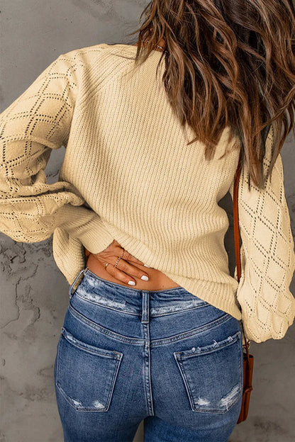 V Neck Long Sleeve Button Down Ribbed Sweatshirts Cardigan