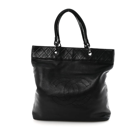 Lambskin CC Shoulder Bag Black