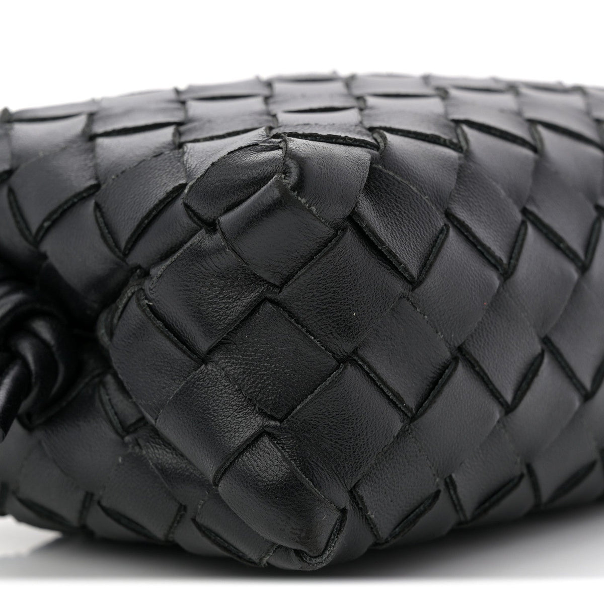 Nappa Intrecciato Mini Loop Camera Bag Black