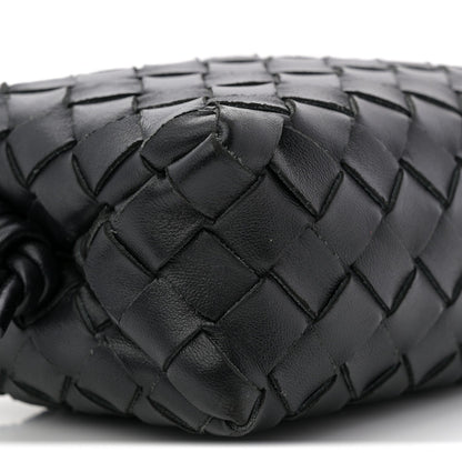 Nappa Intrecciato Mini Loop Camera Bag Black