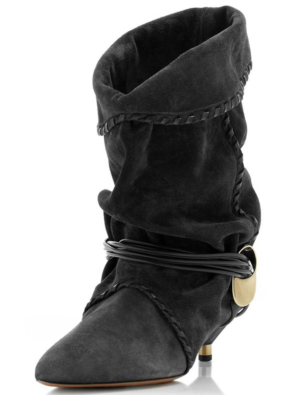 Abrianna Ruched Ankle Boots