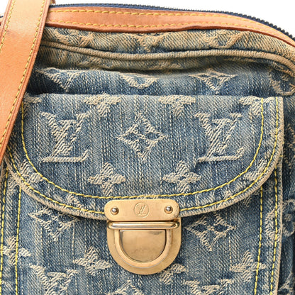 Denim Camera Bag Blue