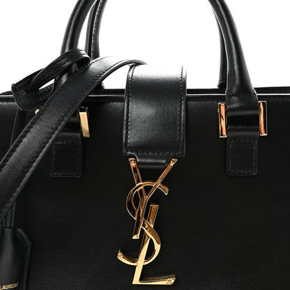 Calfskin Monogram Baby Cabas Black