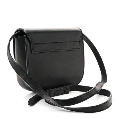 Smooth Calfskin Classic Monogram Small Kaia Satchel Black