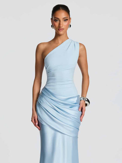 Xanthe One-Shoulder Maxi Dress