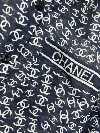 CHANEL LOGO PRINTED SHIRT 275191