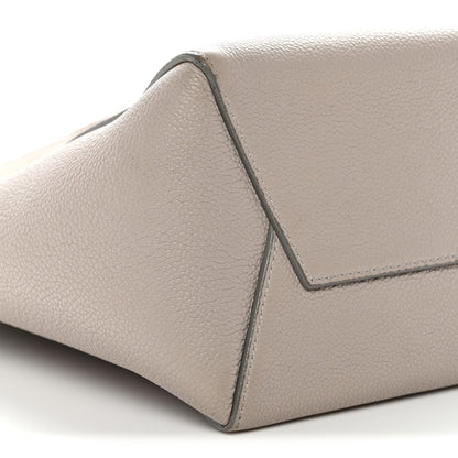 Soft Grained Calfskin Small Sangle Bucket Bag Light Taupe