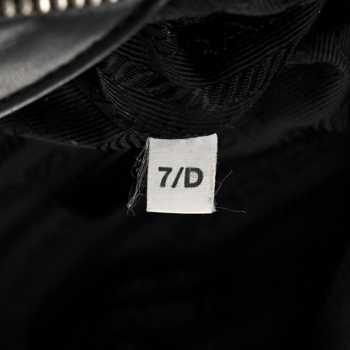 Nappa Padded Signaux Triangle Crossbody Black