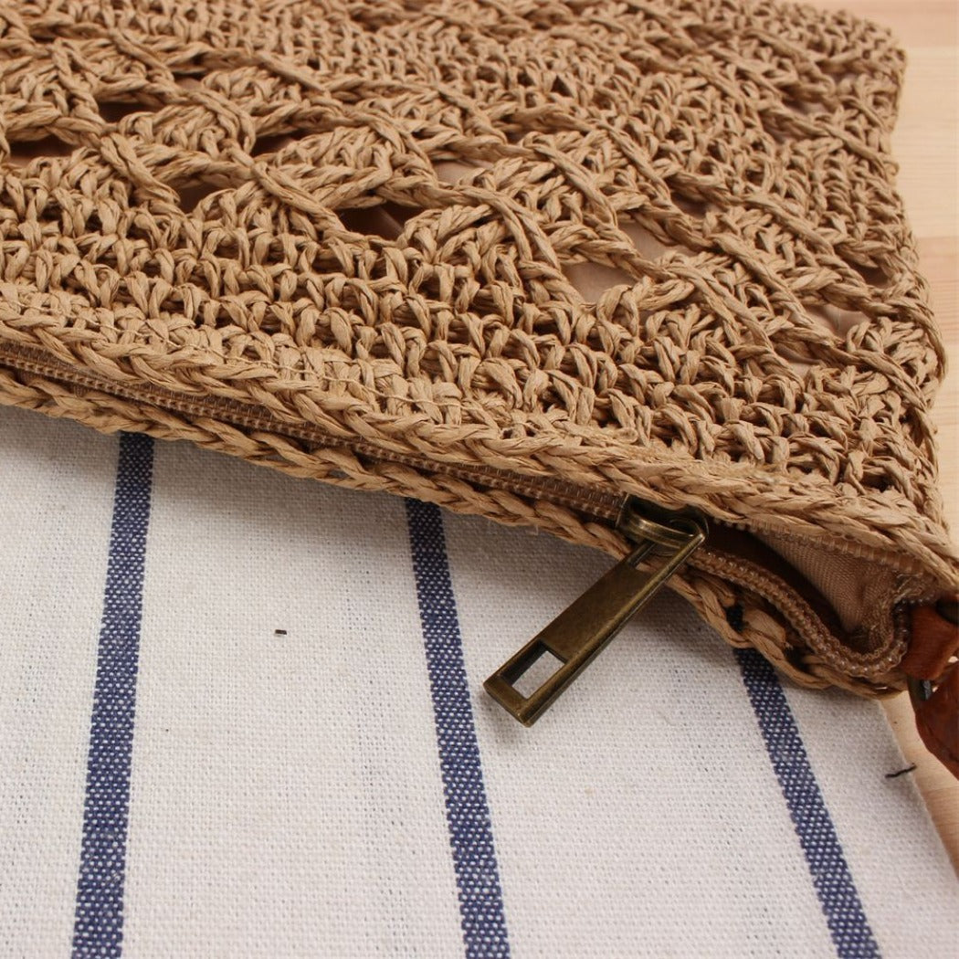 Cosbai - Roomy Crochet Crossbody Bag - Classic &amp; Chic