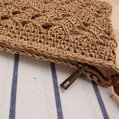 Cosbai - Roomy Crochet Crossbody Bag - Classic &amp; Chic