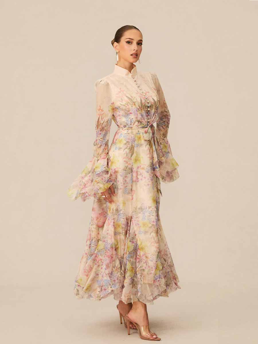 Arianne Floral Print Maxi Dress