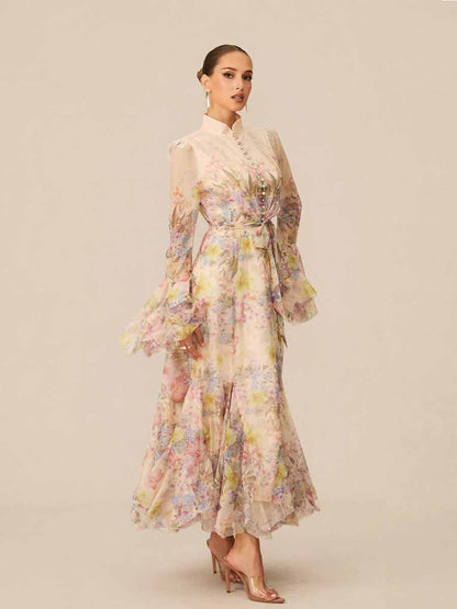 Arianne Floral Print Maxi Dress