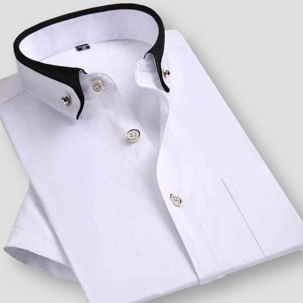 Sky Madrid Dual Tone Short Sleeve Shirt