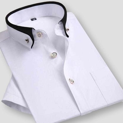 Sky Madrid Dual Tone Short Sleeve Shirt