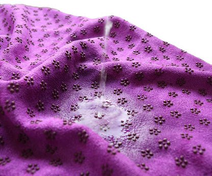 Widened And Thickened Yoga Blanket Non Slip Yoga Cloth Fitness Mat Blanket Sweat Absorbing Towel Mat Machine Washable