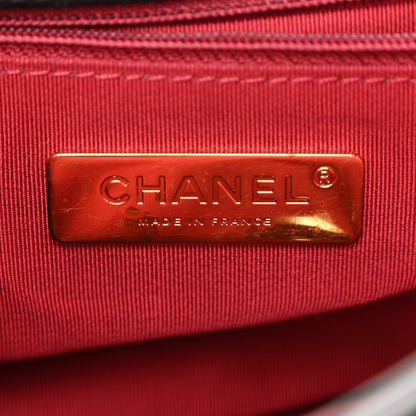 Lambskin Quilted Medium Chanel 19 Flap Black