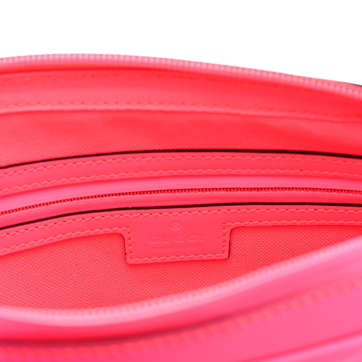 Rubber Effect Monogram GG Crossbody Bag Fluorescent Fuchsia