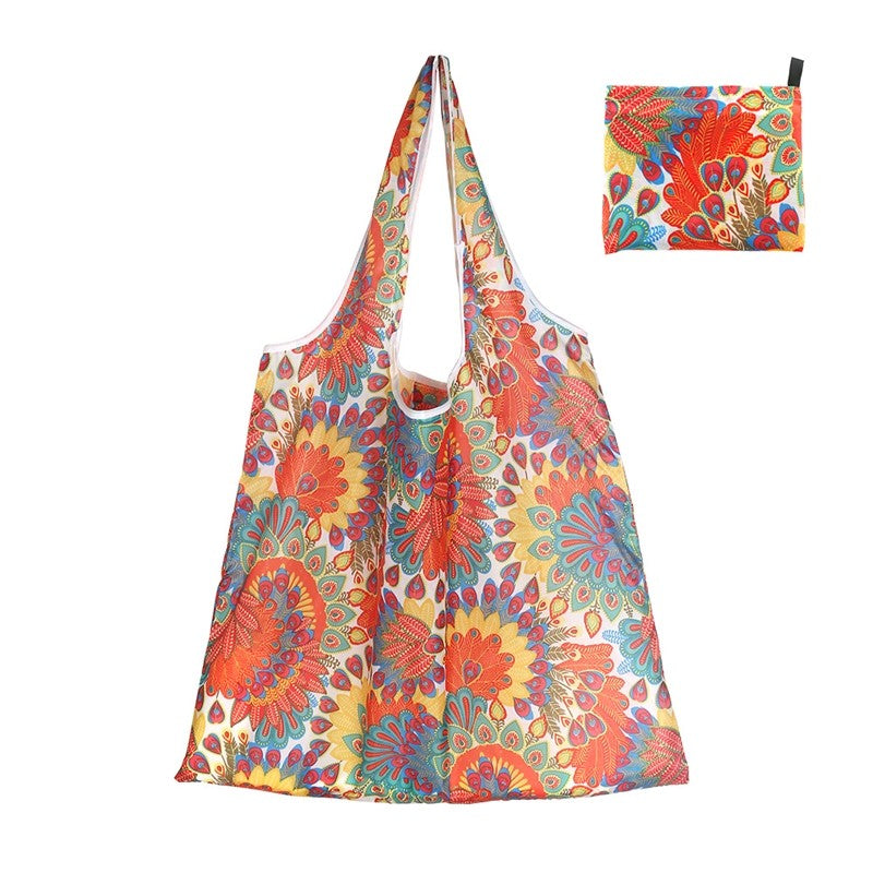 Large Capacity Foldable Shopping Bag Portable Print