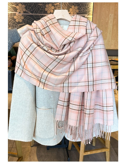 Scarvii -  Scarf with Color-Block Fringe