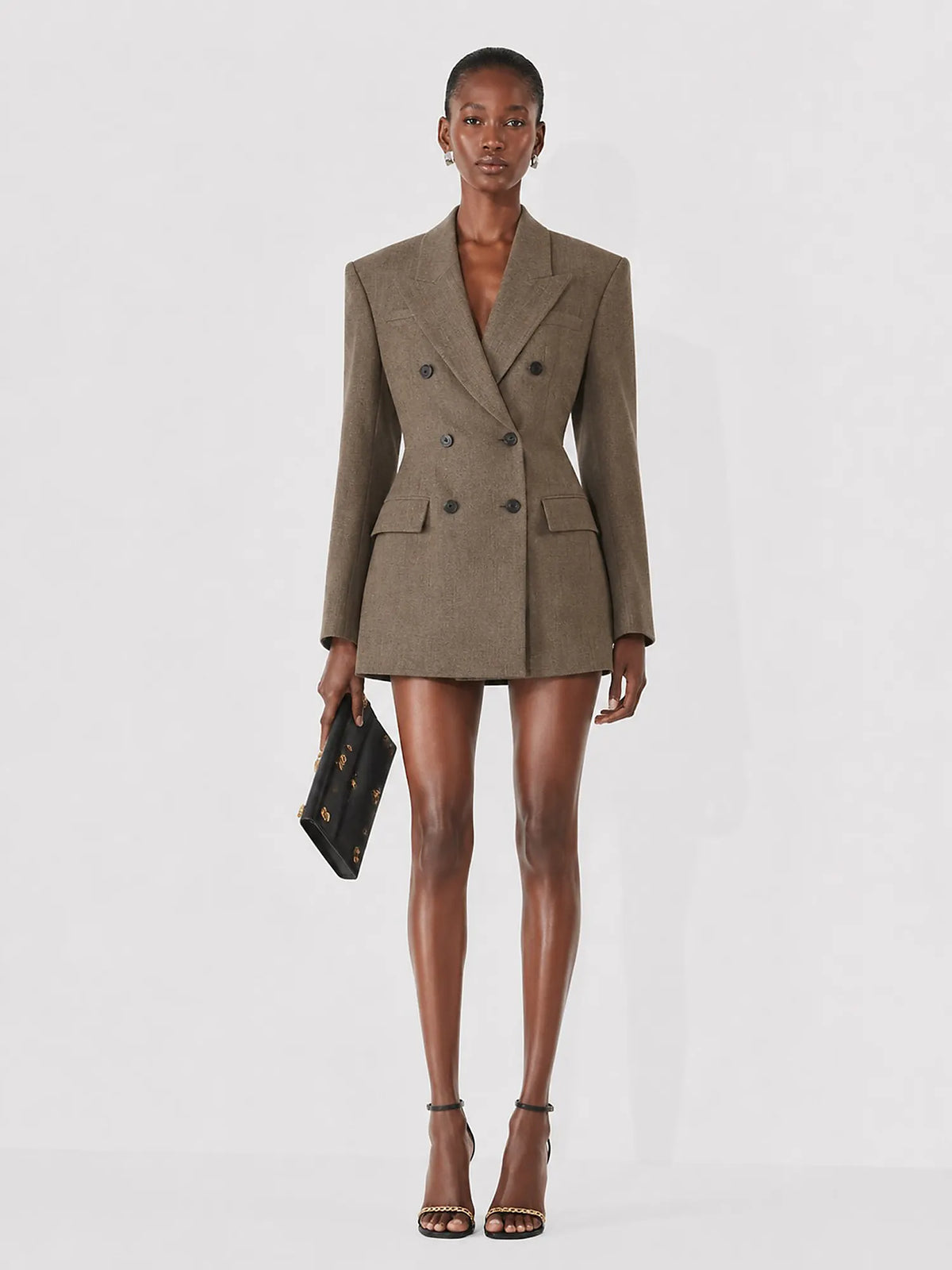 Vespera Vintage Double-Breasted Blazer