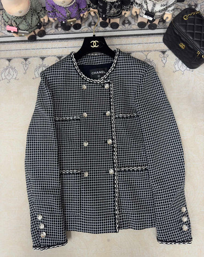 CC 25 Black Tweed Jacket Viscose Polyamide 251970
