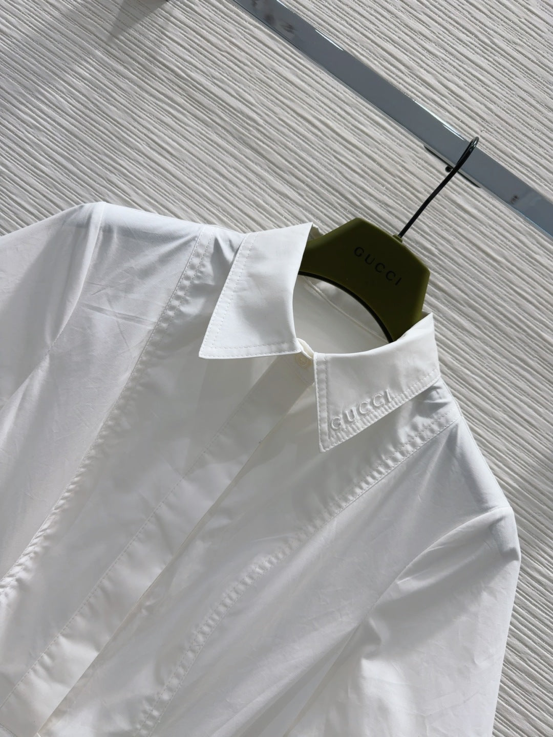 Gucci 2025 Shirt Dress White Cotton