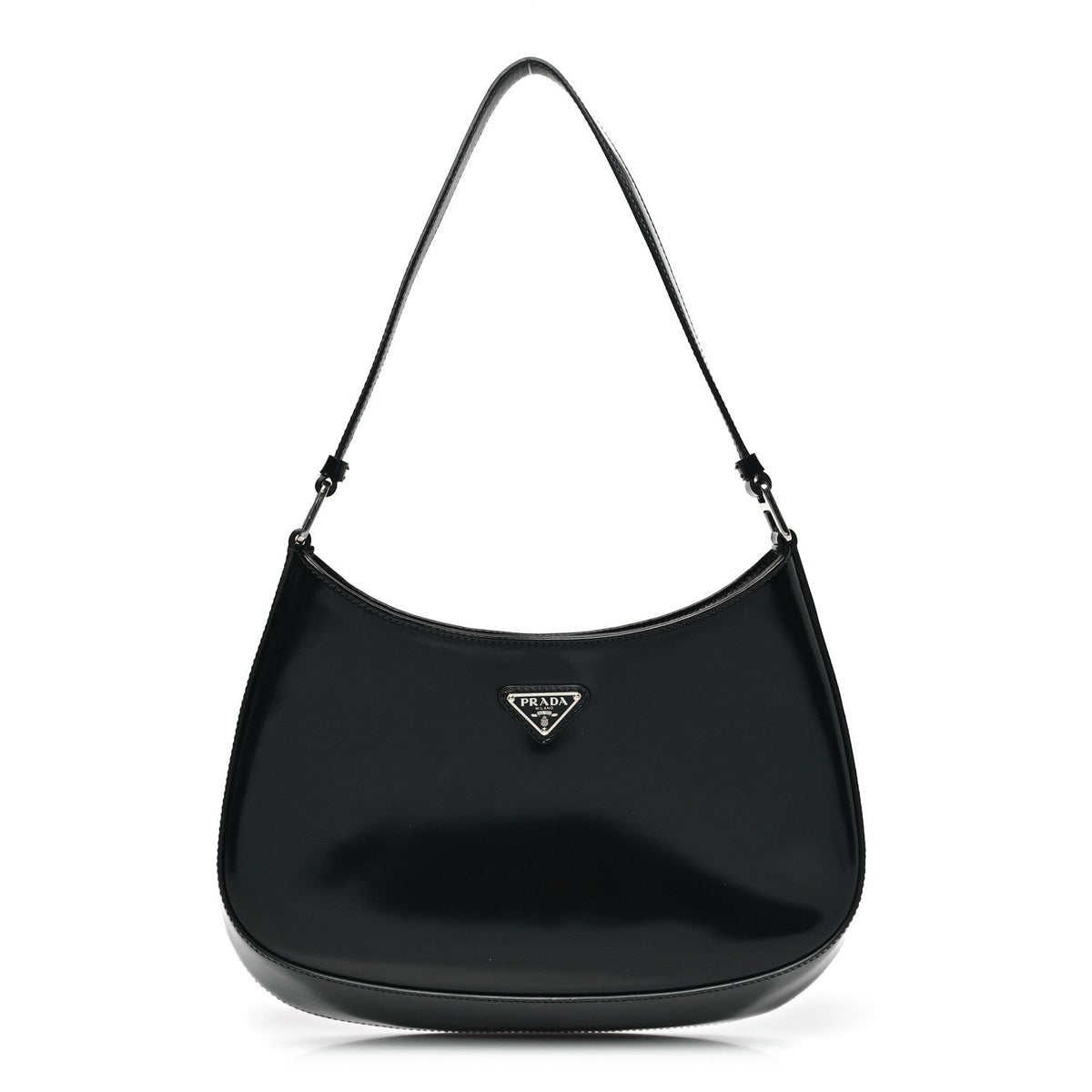 Spazzolato Cleo Shoulder Bag Black