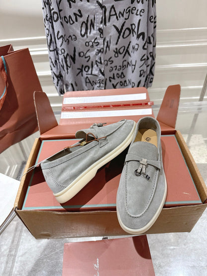 LP Summer Charms Walk Loafers Grey Suede 565864