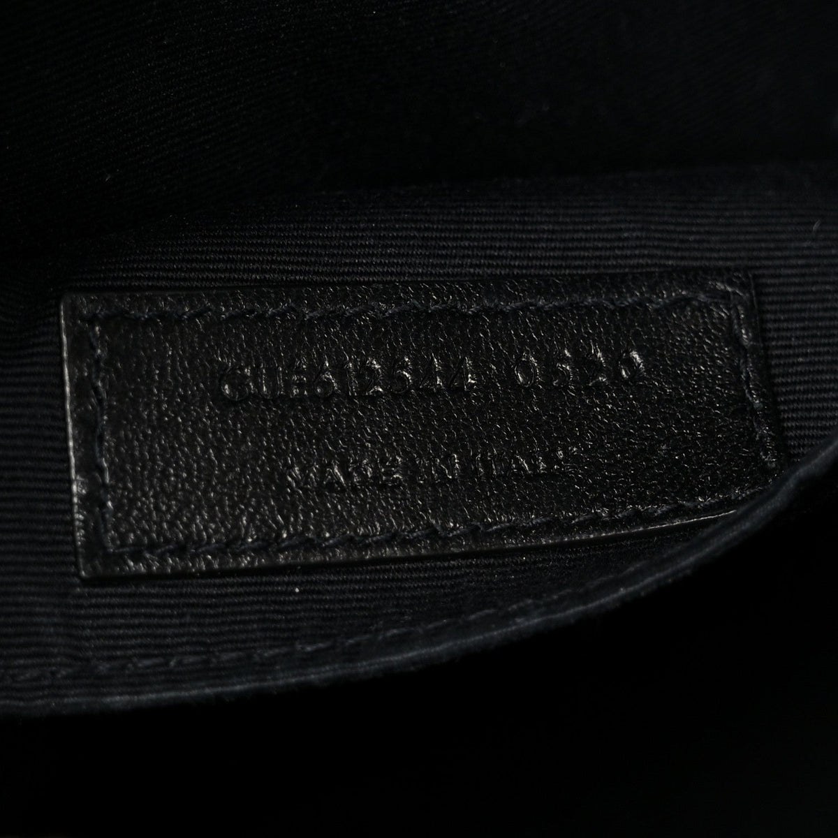 Calfskin Matelasse Monogram Lou Camera Bag Black
