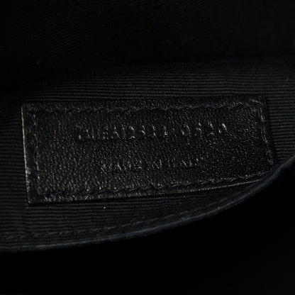 Calfskin Matelasse Monogram Lou Camera Bag Black