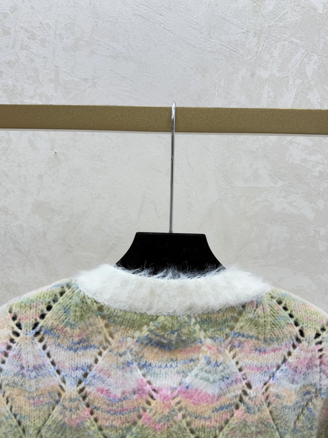 CC 26 Clover Cardigan Multicolor Wool 830605