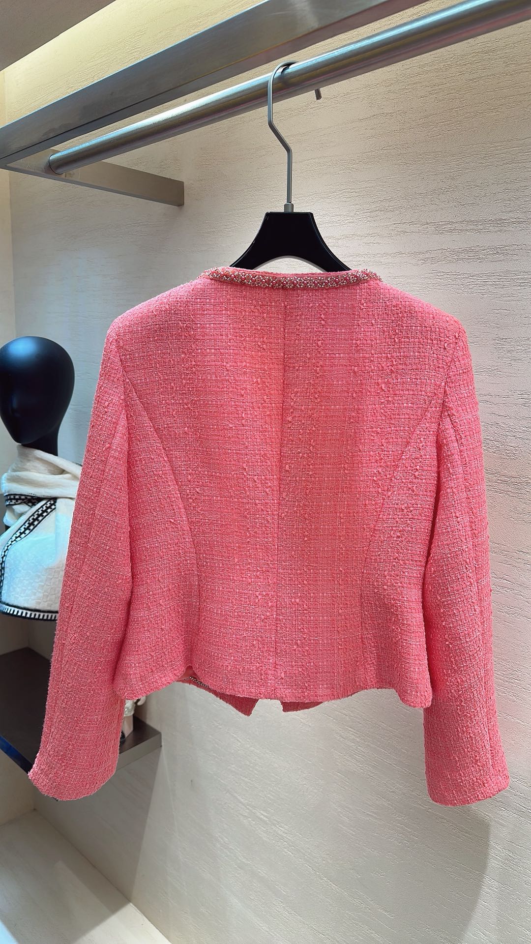 CHANEL JACKET PINK IN TWEED