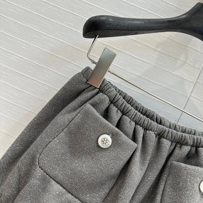CC 25 Short Gray Cotton