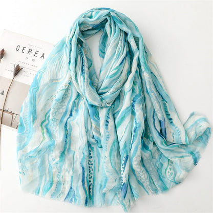 Scarvii - Landscape Pattern Fall &amp; Winter Warm Scarf