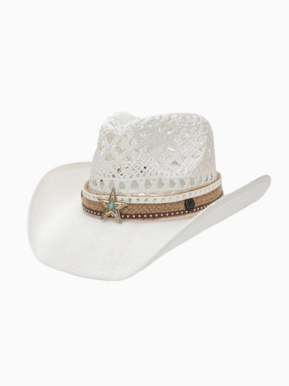 Marissa Bohemian-Style Straw Cowboy Hat