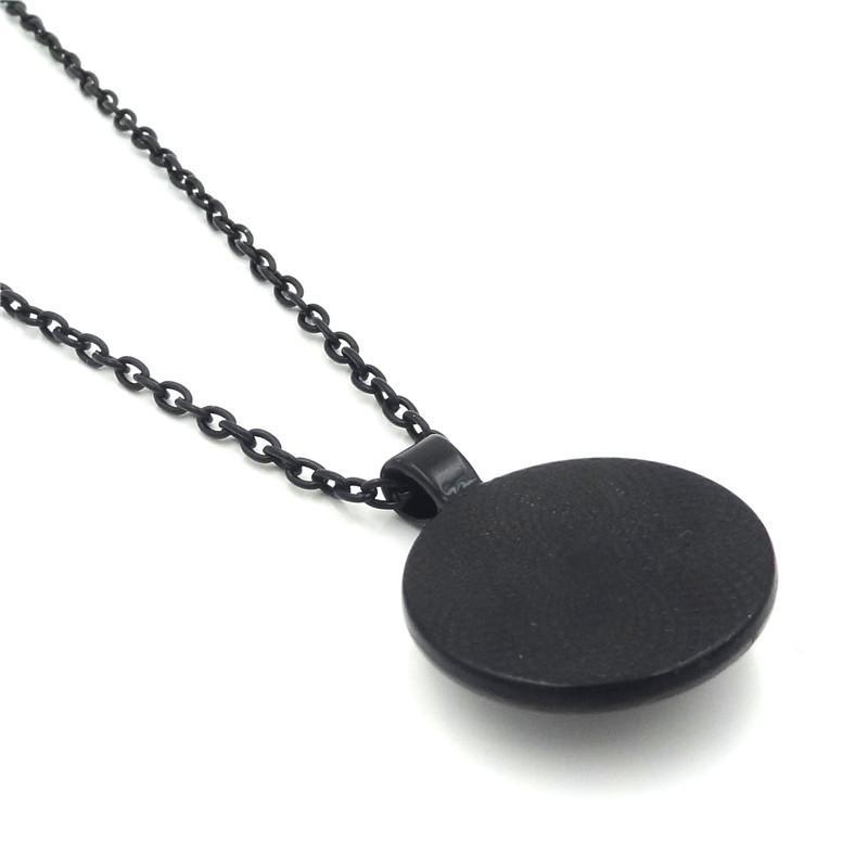 Vintage  Long Chain Mandala Necklace