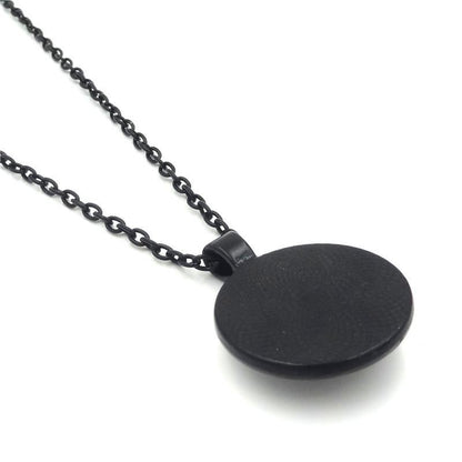 Vintage  Long Chain Mandala Necklace