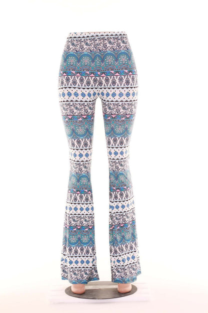 Fashion Pattern Printed Women'S Bootcut Pants