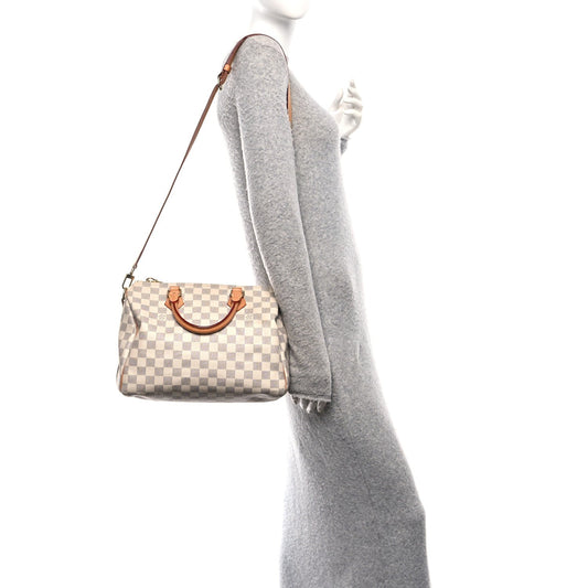 Damier Azur Speedy Bandouliere 30