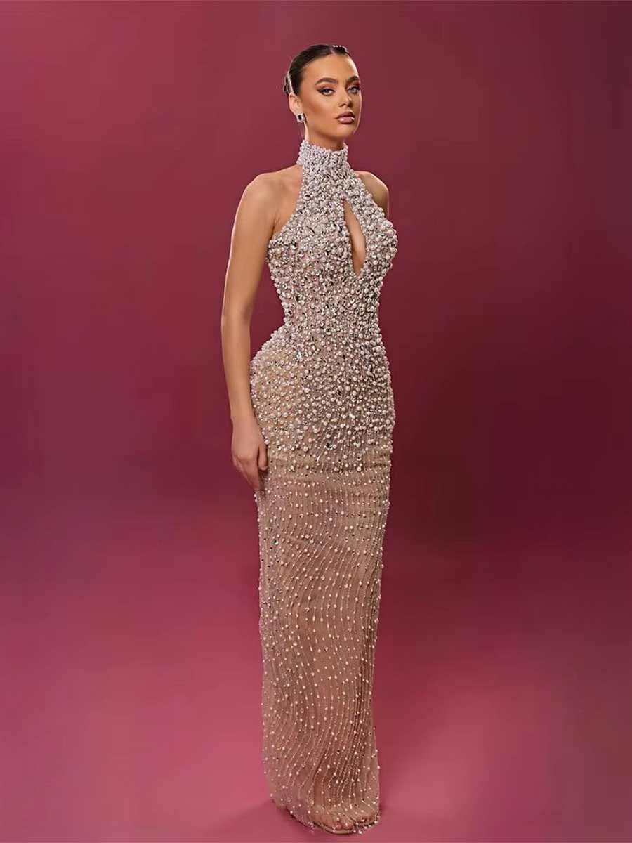 Everly Sleeveless Cut Out Maxi Dress