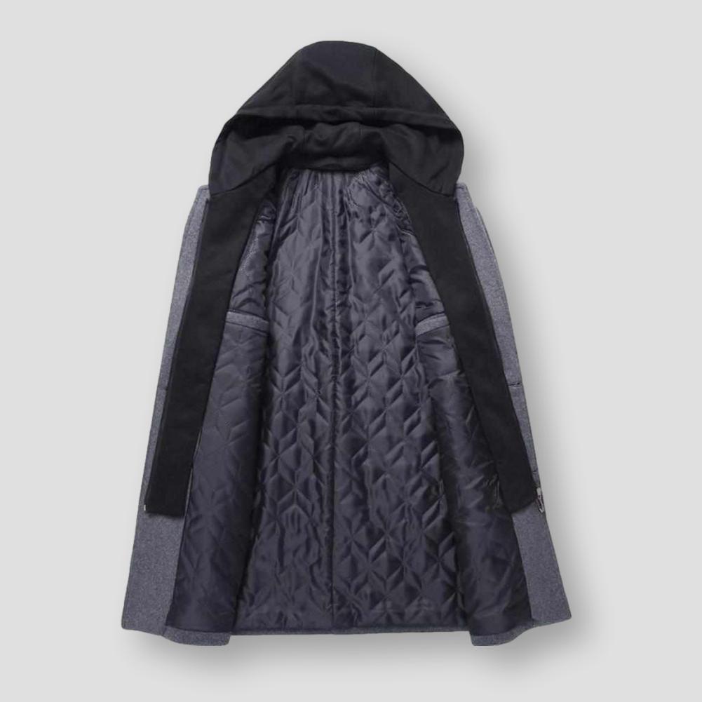 Sky Madrid Long Hooded Coat