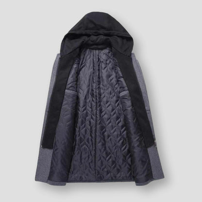 Sky Madrid Long Hooded Coat