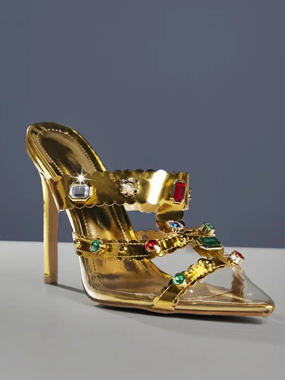 Adamma Rhinestone Sandals