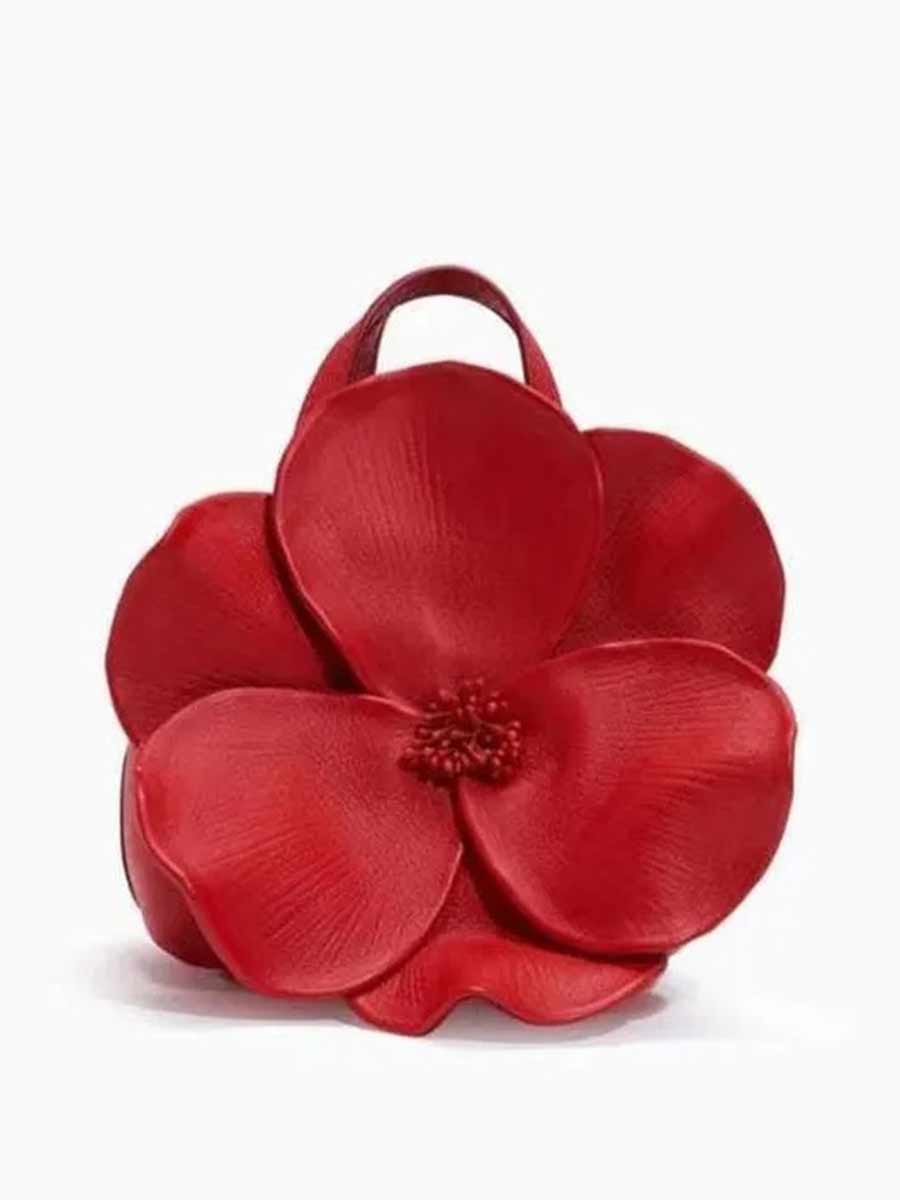 Helena Floral PU Leather Handbag