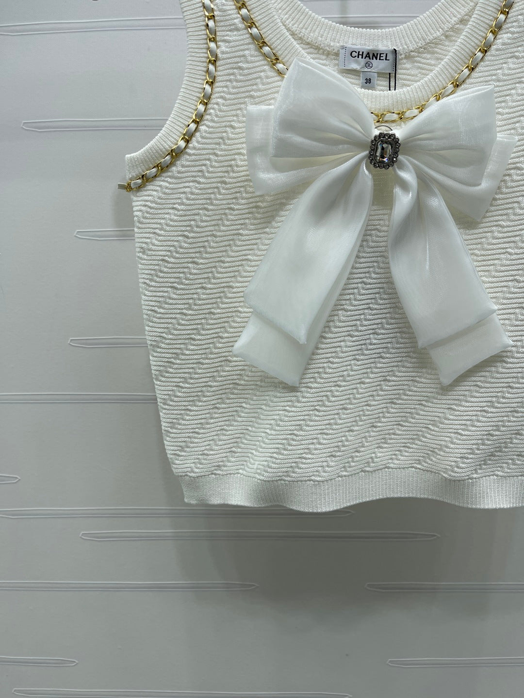 CC 26 Spring/Summer Top White Wool Yarn 343440
