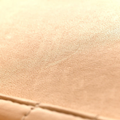 Lambskin Chocolate Bar Accordion Reissue Flap Beige