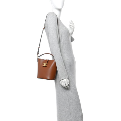 Smooth Calfskin Triomphe Small Louise Bag Tan
